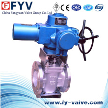 Resilient Seated Electrical Actuator Plug Valve CF8m